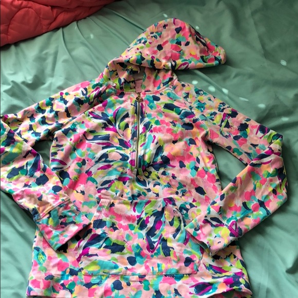 Lilly Pulitzer Tops - Lilly Pulitzer Quarter Zip Hoodie